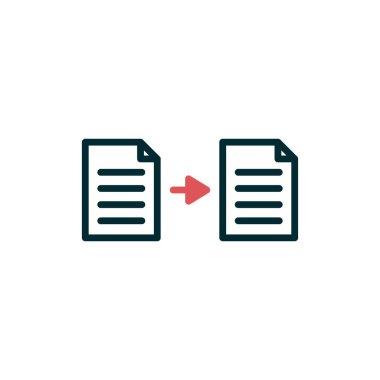 2 dosya simgesi tasarım vektörü şablonu