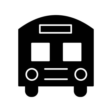 bus simgesi vektör illüstrasyonu