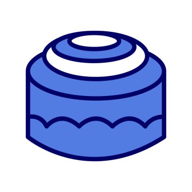 Gıda ve teknoloji ikonunun vektör illüstrasyonu