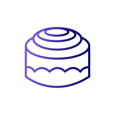 kek ikonu vektör illüstrasyonu