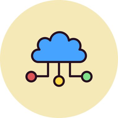 Bulut hesaplama. Web simgesi