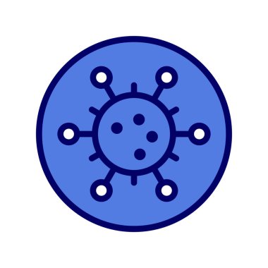 Virüs ikonu vektör illüstrasyonu