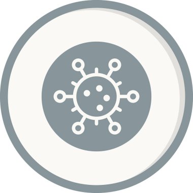 Virüs. Web simgesi basit tasarım