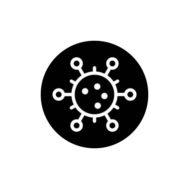 Virüs ikonu vektör illüstrasyonu
