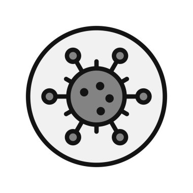 Virüs ikonu vektör illüstrasyonu