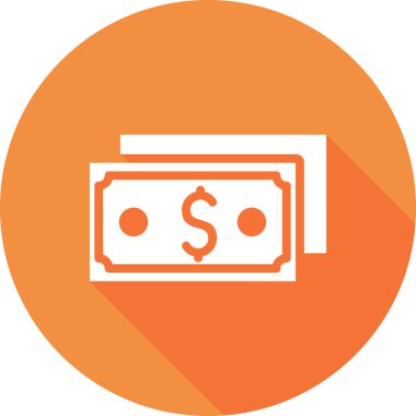 Dolar işareti simgesi, vektör çizimi