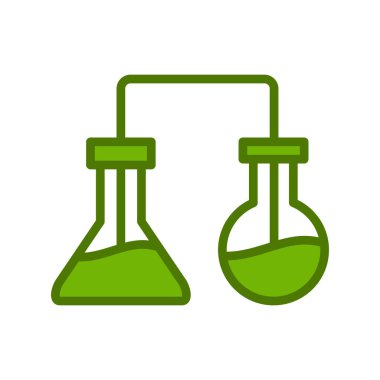 Laboratuvar. Web simgesi basit tasarım