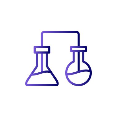 Laboratuvar. Web simgesi basit tasarım