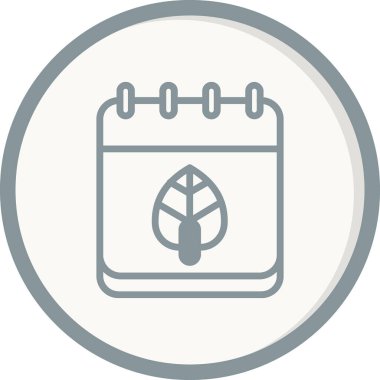 Modern Yaprak simgesinin vektör illüstrasyonu