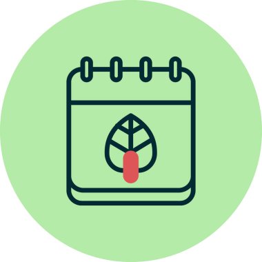 Modern Yaprak simgesinin vektör illüstrasyonu