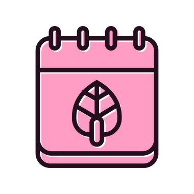 Modern Yaprak simgesinin vektör illüstrasyonu