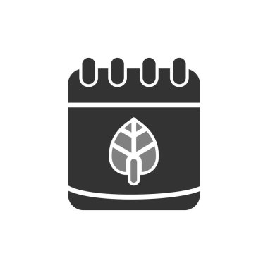 Modern Yaprak simgesinin vektör illüstrasyonu