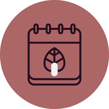 Modern Yaprak simgesinin vektör illüstrasyonu