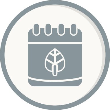 Modern Yaprak simgesinin vektör illüstrasyonu