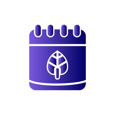 Modern Yaprak simgesinin vektör illüstrasyonu