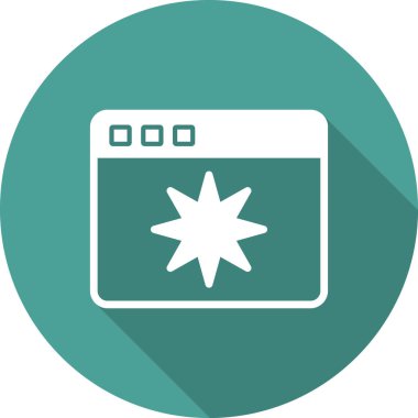 Sayfa Kalitesi. Web simgesi basit illüstrasyon