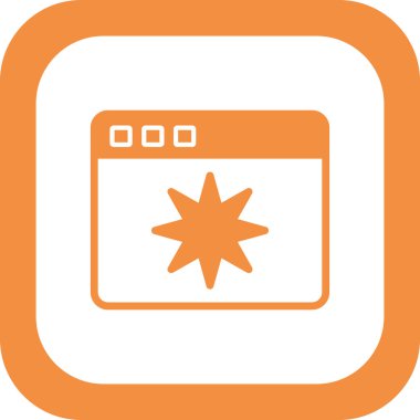 Sayfa Kalitesi. Web simgesi basit illüstrasyon