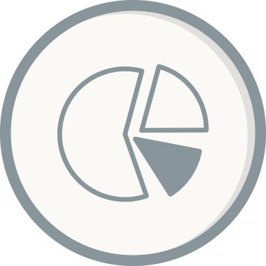 Pasta çizelgesi. Basit resimleme 