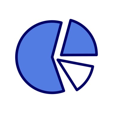 Pasta çizelgesi. Basit resimleme 