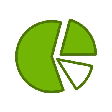 Pasta çizelgesi. Basit resimleme 