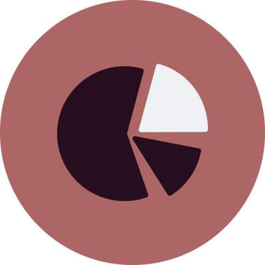 Pasta çizelgesi. Basit resimleme 