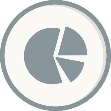 Pasta çizelgesi. Basit resimleme 