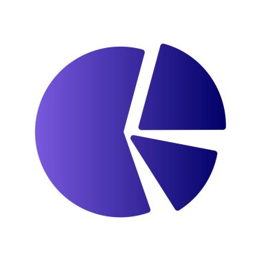 Pasta çizelgesi. Basit resimleme 