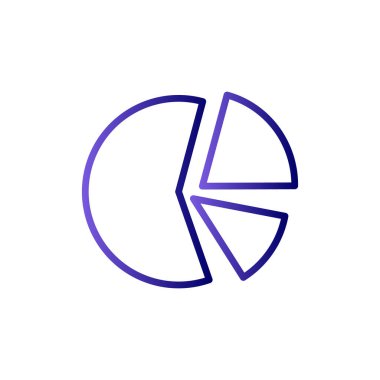 Pasta çizelgesi. Basit resimleme 