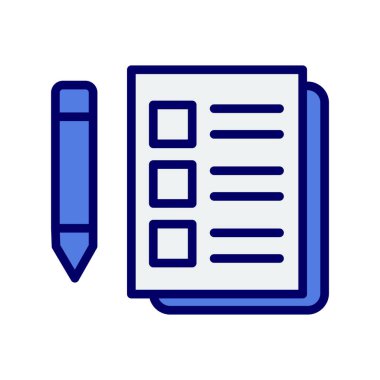 Planlayıcı simgesinin vektör illüstrasyonu