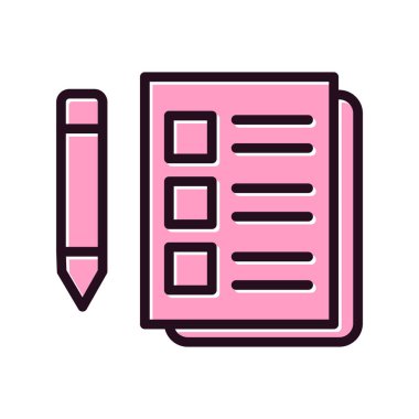 Planlayıcı simgesinin vektör illüstrasyonu