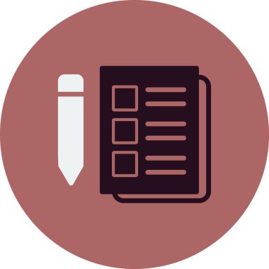 Planlayıcı simgesinin vektör illüstrasyonu