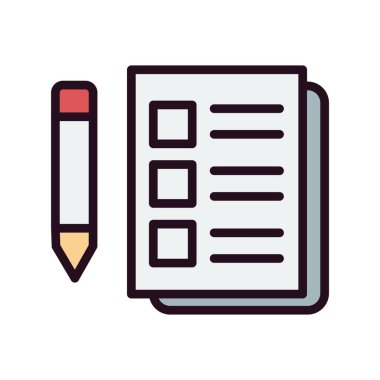 Planlayıcı simgesinin vektör illüstrasyonu