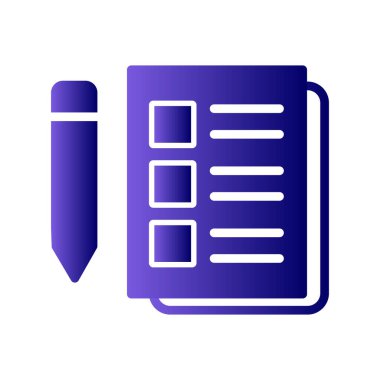 Planlayıcı simgesinin vektör illüstrasyonu