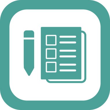 Planlayıcı simgesinin vektör illüstrasyonu