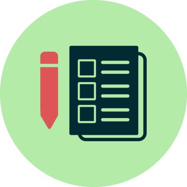 Planlayıcı simgesinin vektör illüstrasyonu