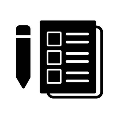 Planlayıcı simgesinin vektör illüstrasyonu