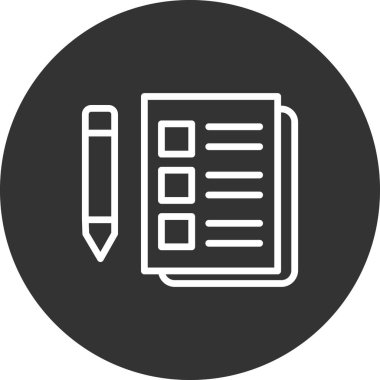 Planlayıcı simgesinin vektör illüstrasyonu