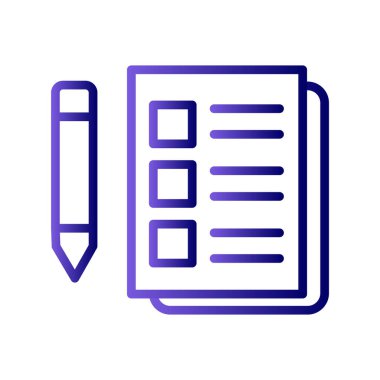 Belge simgesinin vektör illüstrasyonu