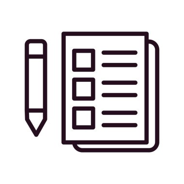 Belge simgesinin vektör illüstrasyonu