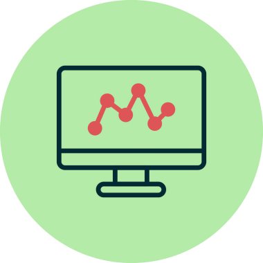 vektör Sunum simgesi illüstrasyonu