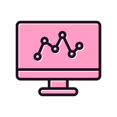 vektör Sunum simgesi illüstrasyonu