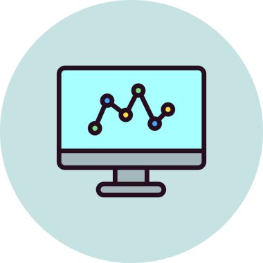 vektör Sunum simgesi illüstrasyonu