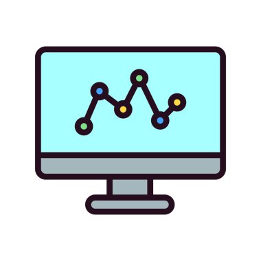 vektör Sunum simgesi illüstrasyonu