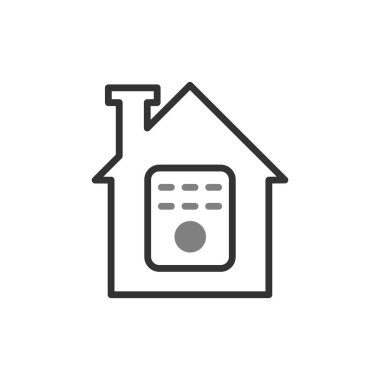 Ev simgesi vektör illüstrasyonu