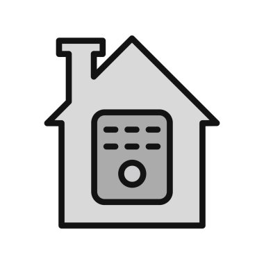 Ev simgesi vektör illüstrasyonu