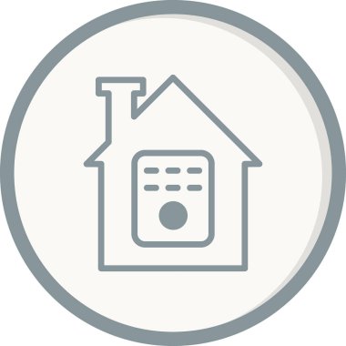 Ev simgesi vektör illüstrasyonu