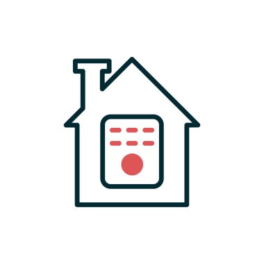 Ev simgesi vektör illüstrasyonu