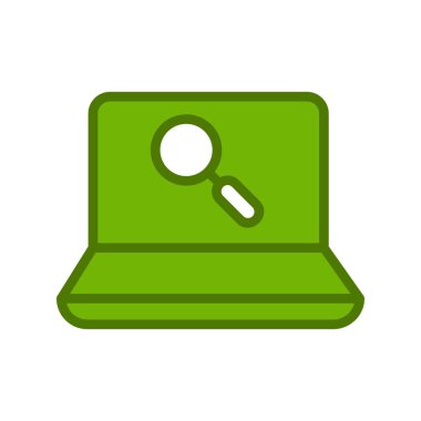 arama web simgesi illüstrasyonu