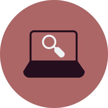 arama web simgesi illüstrasyonu