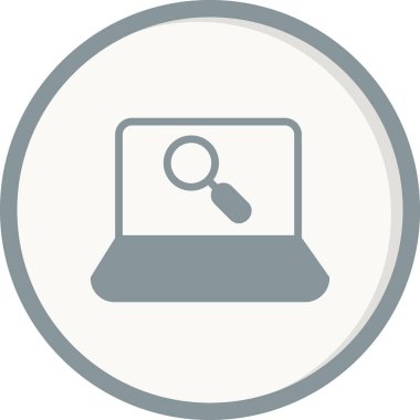 arama web simgesi illüstrasyonu